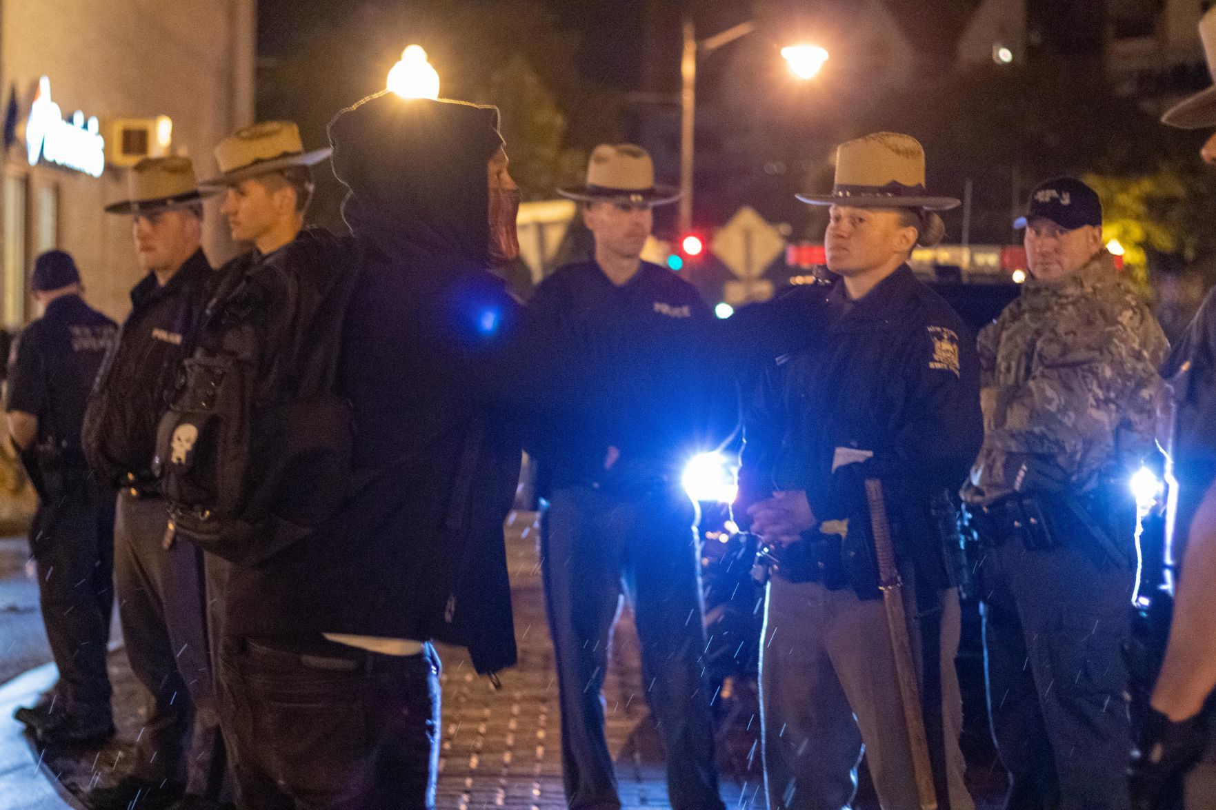 Centennial Circle protest